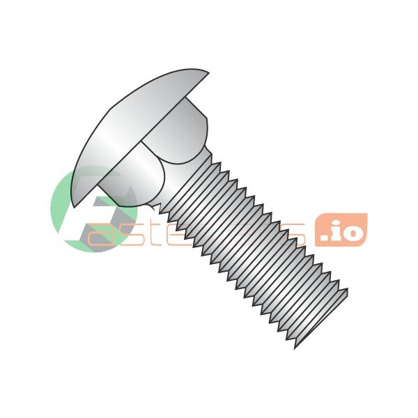 Newport Fasteners Carriage Bolt, 3/8"-16, 4 in L, 18-8 Stainless Steel, 100 PK 276095 - main